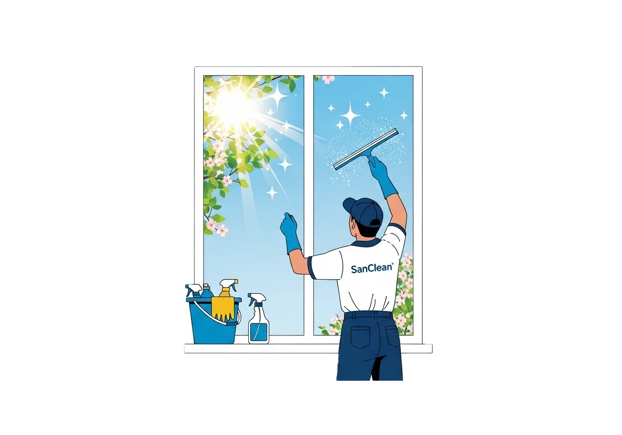 Весеннее обновление: Мойка окон со скидкой 20%